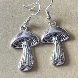 Mushroom Earrings - Handmade